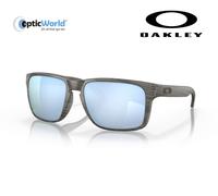 OAKLEY Holbrook Xl Woodgrain Prizm Deep H2o Pol - Lifestyle sunglasses - Grey/Black - size Unique