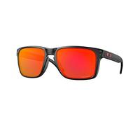 Oakley OO9417 Sunglasses Bundle: OO 9417 HOLBROOK XL 941704 Matte Black and Large Red leash Accessory kit