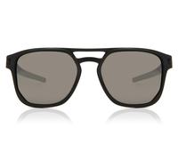 Oakley Latch Beta Glasses Matte Black with Black Polarised Prizm Lenses