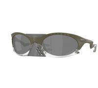 Oakley OO9437 PLANTARIS 943707 Men's Sunglasses Green Size 63