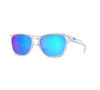 Oakley - Manorburn Polished Clear Prizm Sapphire - Sunglasses