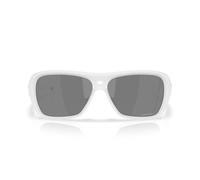 Oakley Oo9492 Chaminade Rectangular Sunglasses, Pearl White/Prizm Black, 60 mm
