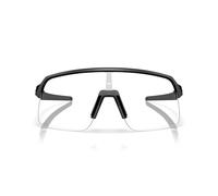 Oakley Oo9496 Rectangular Sunglasses Sutro Lite S, Matte black/transparent, photochromic, 34 mm
