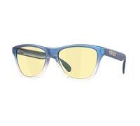 Oakley Frogskins S X Fortnite Matte Cyan Blue Clear Shift Fade Glasses with Prizm Gaming 2.0 Lenses