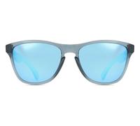 Oakley Frogskins S Glasses Crystal Black with Prizm Sapphire Polarized Lenses