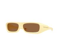 Oakley Unisex Sunglass Permian - Frame color: Matte Yellow Milkshake, Lens color: Prizm Bronze