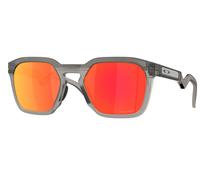 Oakley OO9533 HSTN SQ 953302 Unisex Sunglasses O_Matter Grey Red Squared Normal