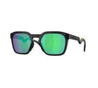 Oakley OO9533 HSTN SQ 953313 Unisex Sunglasses O_Matter Black Green Squared Normal