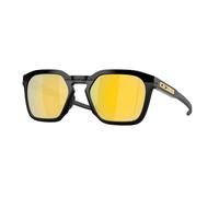 Oakley OO9555 HSTN SQ 2.0 955507 Unisex Sunglasses O_Matter Black Gold Squared Polarized