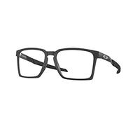 Oakley OX8055 Eyeglasses Bundle: OX 8055 EXCHANGE 805501 Satin Black and Large Red leash Accessory kit