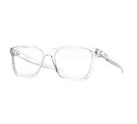 Oakley OX8163 Eyeglasses Bundle: OX 8163 816303 Centerboard Polished Clear and Large Black leash Accessory kit, Centerboard Polished Clear, 55/17/141