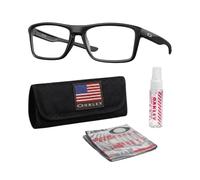 Oakley OX8178 RAFTER Rectangle Shape Eyeglasses With Official Eyewear Kit, Satin Black Frame | Clear Lens, One size