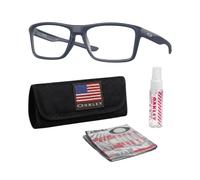 Oakley OX8178 RAFTER Rectangle Shape Eyeglasses With Official Eyewear Kit, Universal Blue Frame | Clear Lens, One size