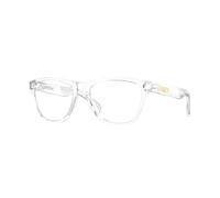Oakley OY8009 Eyeglasses Bundle: OY 8009 800908 Frogskins Xs Rx Polished Clear and Small Blue leash Accessory kit