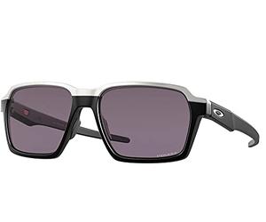 Oakley PARLAY OO 4143 Silver Matte Black/Prizm Grey 58/16/145 men Sunglasses