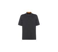 Oakley PERF ELLIPSE GOLF POLO SS Jet Black Heather - S Size: Small