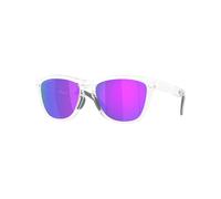 Oakley - Polarized Sunglasses - Frogskins Range XL Matte Clear/Prizm Violet for Men - Grey Grey one size