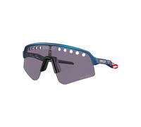 Oakley - Polarized Sunglasses - Sutro Lite Sweep Tid Blue Colorshift Prizm Black Polar - Navy Navy
