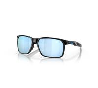 Oakley Portal X Sunglasses Polished Black/Prizm Deep Water Polarized