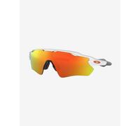 Oakley Radar EV Path Glasses White with Fire Iridium Lenses