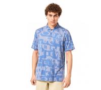 Oakley Ransom Jacquard Polo - Collage Blue - L Size: Large