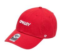 Oakley Remix Dad Cap Casual Curved Brim Unisex Hat Adjustable Buckle Red Line