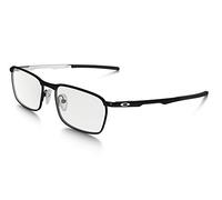 Oakley Rx Eyewear Men's Ox3186 Conductor Satin Black / White Frame Metal Eyeglasses, 52mm