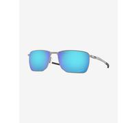 Oakley Satin Chrome Ejector Sunglasses with Prizm Sapphire Lenses