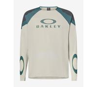 Oakley Seeker Edge Jersey long sleeve white blue - XXL