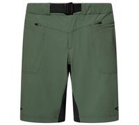 Oakley Apparel Seeker Whip Lined Shorts With Chamois Green 36 Men 36 Aviator Green