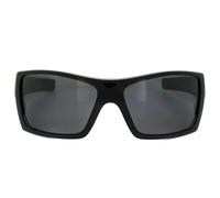 Oakley Shield Mens Matt Black Grey Polarized Sunglasses - One Size