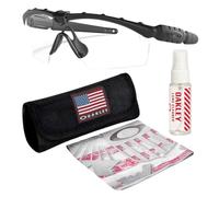 OAKLEY SI BALLISTIC M FRAME 2.0 STRIK OO9046 Shield Shape Sunglasses With Official Eyewear Kit, Matte Black, 60 mm