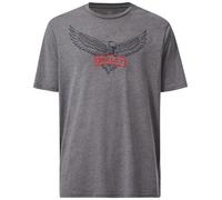 Oakley Men's SI Eagle Tab Tee, Athletic Heather Grey, Large