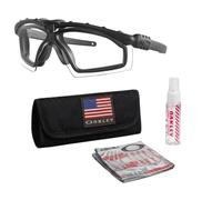 Oakley SI M FRAME 3.0 WITH GASKET PPE OO9146 Sunglasses With Official Kit, Black Frame | Clear Lens, One size