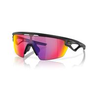 Oakley Sphaera Matte Black Sunglasses with Prizm Road Lens for Enhanced Running Vision