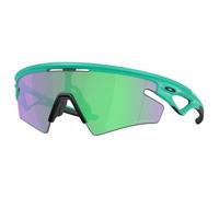 Oakley Sphaera Slash Prizm Road Jade sunglasses Matte Neon Pop Collection light blue