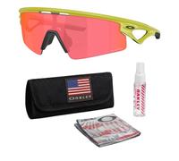 Oakley SPHAERA STRIKE OO9531 Rectangle Sunglasses w/Official Eyewear Kit, Matte Cactus Frame | Prizm Trail Torch Lens, One size