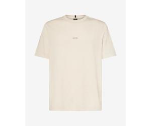 Oakley Stacked Flow short sleeve T-shirt light beige grey - L