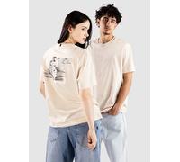 Oakley Stacked Flow short sleeve T-shirt light beige grey - M