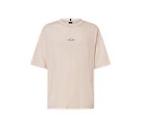 Oakley Stacked Metal Short Sleeve T-Shirt Light Beige - L