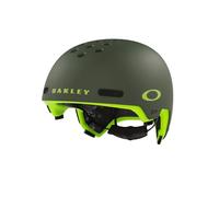 Oakley Street1 Unisex Skate Helmet, Hunter Green Matte/Retina Burn, Medium