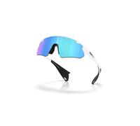 Oakley Stunt Devil A Sunglasses in Matte White with Prizm Sapphire Lenses one size