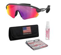 Oakley STUNT DEVIL LOW BRIDGE FIT OO9525 Sunglasses w/Official Eyewear Kit, Matte Black Frame | Prizm Road Lens, One size