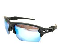 Oakley Unisex OO9188 FLAK 2.0 XL 9188G3 Sunglasses O_matter Grey Blue Squared Polarized Prizm