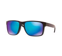Oakley Holbrook XL Glasses Smoke Grey with Prizm Sapphire Polarised Lenses