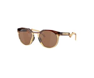Oakley - Sunglasses - Hstn Dark Amber/Light Curry Prizm Tungsten - Brown Brown one size