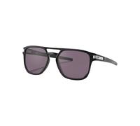 Oakley - Sunglasses - Latch Beta Matte Black Prizm Grey in Silicone Black one size