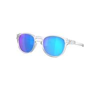 Oakley - Sunglasses - Latch Matte Clear Prizm Sapphire Polarized - White White one size