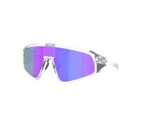 Oakley - Sunglasses - Latch Panel Matte Clear Prizm Violet - Grey Grey one size