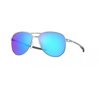 Oakley Man OO4147 CONTRAIL 414703 Sunglasses Metal Silver Blue Round Normal Prizm